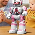 thumbnail image 4 of Pretend Play Toys for Toddlers Educational,RC Robot Toy,Remote Control Robot Gesture Sensing Dancing Programmable Rereading Smart Robot for Kids Age 3 4 5 6 7 8 12 Year Old Girls Xmas Gifts Present, 4 of 9