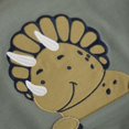 thumbnail image 3 of Minymo Long-Sleeve Sweatshirt - Dino on Sea Spray (Newborn), 3 of 3