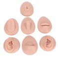 thumbnail image 2 of Simulation Silicone Ear Eye Nose Mouth Tongue and Belly Button Model for Novice Piercer, Soft and Reusable, Easy to Operate, Ideal for Practice or Showcase Piercing Jewelry, 2 of 7