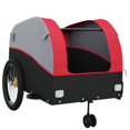 thumbnail image 3 of vidaXL Bike Trailer Black and Red 45 kg Iron, 3 of 5