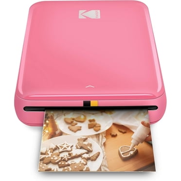 Kodak Step Wireless Photo Printer, Portable Printer Compatible w/ iOS & Android (Pink)