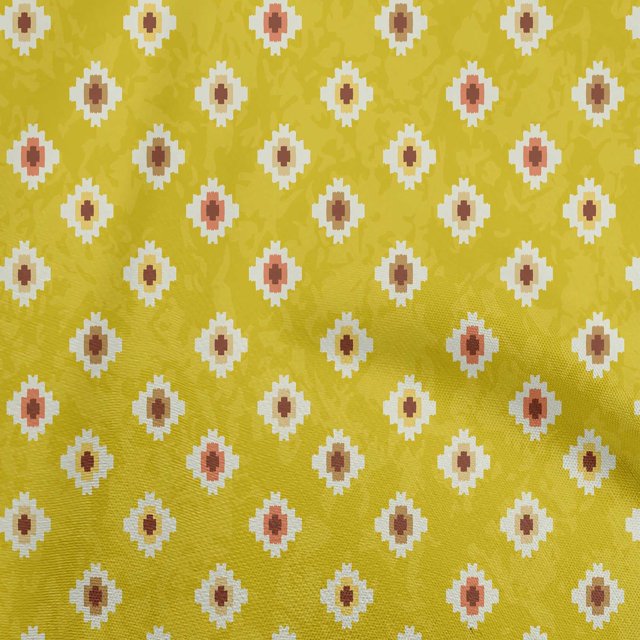 oneOone Viscose Jersey Lime Green Fabric African Aztech Craft Projects Decor Fabric Printed By The Yard 60 Inch Wide