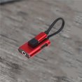thumbnail image 3 of Miangastore 2 In 1 Type-C To 3.5mm Headphone Jack AUX Audio Cable Adapter Charging Converter for Phone (Red), 3 of 8