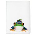 thumbnail image 1 of Betsy Drake GT456 Grenouilles Empilées Serviette d'Invité, 1 of 4