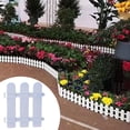thumbnail image 1 of Garden Fence PVC White Small Decorative Border for Flower Beds, Lawn Edging, Easy Assembly for Yard and Home, 1 of 6