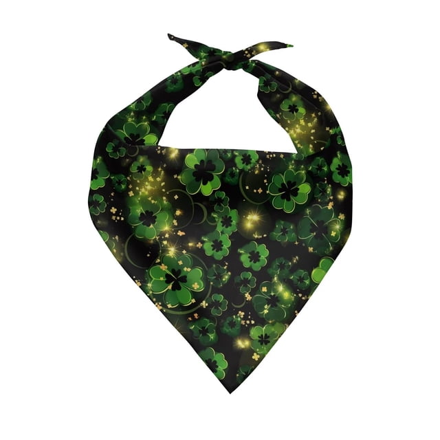Fridja Summer Clearance Patrick's Day Holiday Dog Scarf Adjustable Pet Handkerchief