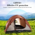 thumbnail image 4 of Dome Tent 2-4 Person Thickened Waterproof Camping Tent Portable Folding, 4 of 8