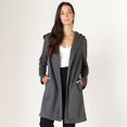 thumbnail image 1 of Devoted trench-coat à manches longues et capuche, 1 of 2