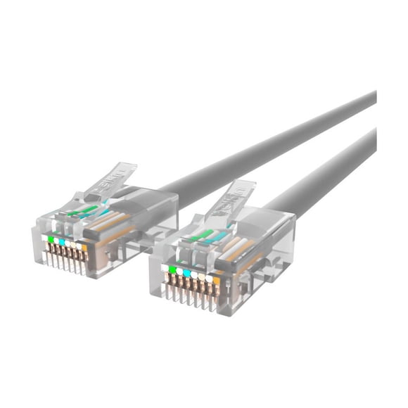 Belkin High Performance - Patch cable - RJ-45 (M) to RJ-45 (M) - 20 ft - UTP - CAT 6 - molded, snagless - gray
