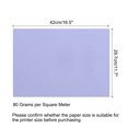 thumbnail image 2 of Uxcell Colored Copy Paper 16.5x11.7" 80gsm Light Purple 25 Sheets, 2 of 7