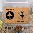 thumbnail image 2 of Welcome Mat Coir Monogrammed Door Mats Coir Doormat Holder Doormats Outdoor Summer Rug Funny Welcome Mat Outdoor Floor Mats for Door Decor, Patio Decor, Plain Entry Mat, 16x24 Inch Airplane Patterns, 2 of 7