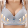 thumbnail image 2 of Yuyuzo Push up Bras for Women Solid Color Full Coverage Adjustable Strap Breathable Everyday Bras, 2 of 4