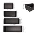 thumbnail image 2 of Zootealy Loaf Pan Set 4 PCs Rectangular Non-Stick Cake Pan Baking Bread Pan Toast Pan Bakeware Set Carbon Steel Bread Toast Mold DIY for Baker and Baking Enthusiast, 2 of 8