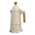 thumbnail image 1 of Elodie Italian Pot 6 Cups Compact Espresso Coffee Pot for Kitchen Camping Cafe White, 1 of 8
