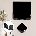 thumbnail image 3 of GUOOL 2 Pcs Media Display Shelf Wall Mounted Durable Acrylic Self Adhesive Magazine CD Black, 3 of 9