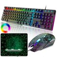 thumbnail image 1 of facefd RGB Gaming Keyboard and Mouse USB Wired LED Backlight Gaming Mouse Keyboard and Mouse Pad for Laptop PC Computer Gaming and Work Black, 1 of 6