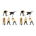 thumbnail image 4 of Decodeary Figurines Peintes Authentiques 1/64 pour Projets DIY, Mise en Page de Table de Sable, Miniatures de Collection 1:87 2Set, 4 of 6
