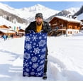thumbnail image 3 of Lightweight Roll Up Carpet Sledge for Winter Outdoor Sports and Adventure with Durable Mat Design, 3 of 3