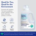 thumbnail image 2 of The Clean People Liquid Fabric Softener - Softens & Removes Static Cling - Vegan Scented Laundry Softener - Fresh & Clean, 50 fl oz - 74 Lo, 2 of 6