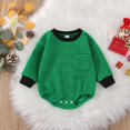 thumbnail image 4 of Baby Girl Boy Sweatshirt Bubble Romper Oversized Sweater Warm Winter Clothes, 4 of 6