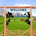 thumbnail image 4 of Metal Peeping Garden Decor Goat, Animal Silhouette Hanging Statue for Fence or Tree, Wall, 4 of 8