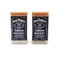 thumbnail image 2 of WASABOTTLE Repurposed Jack Daniels Whiskey Bottle Stash Storage Jars Cork Lids for Sugar | Flour | Lentil | Coffee | Pasta | Stash - JD Bourbon Bottle (Set of 2 + Engraving)750ml, 2 of 5