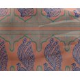 thumbnail image 4 of oneOone Georgette Viscose Fabric Peacock Block Fabric Prints By Yard 42 Inch Wide, 4 of 4