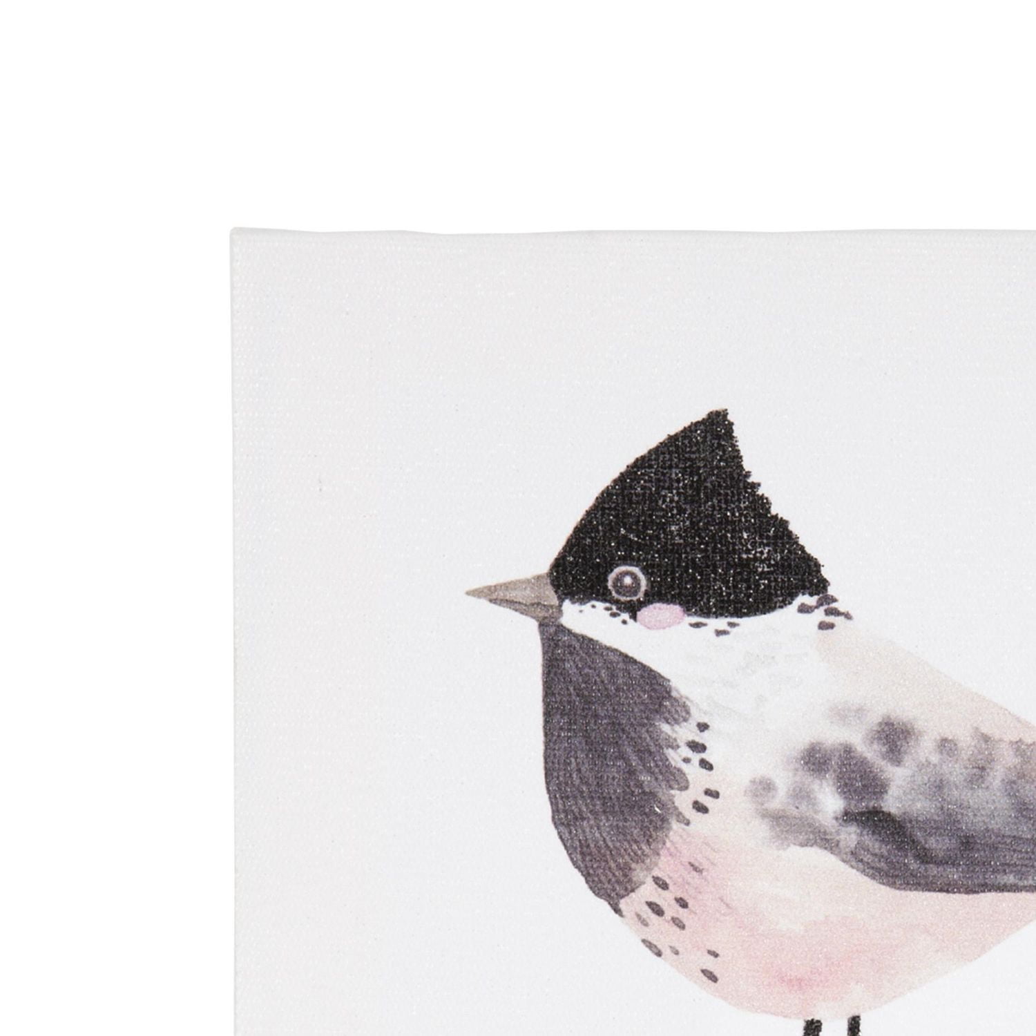 Toile embellie oiseau