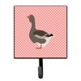 thumbnail image 1 of Toulouse Goose Pink Check Leash or Key Holder, 1 of 1
