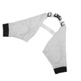 thumbnail image 2 of Dog Recovery Front Legs Sleeve, Cotton Pad Breathable Polyester Spring Webbing Dog Elbow Brace  For Arthritis Gray Black L, 2 of 8