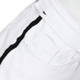thumbnail image 3 of B91xZ Mens Comfort Fit Jeans Stretch Ripped Skinny Jeans with Pockets,White M, 3 of 5