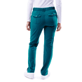 thumbnail image 3 of Adar Pro Sarraus pour Femmes - Pantalon de Sarrau de Yoga à Jambe Étroite, 3 of 8
