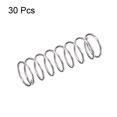 thumbnail image 2 of Unique Bargains Ressort de Compression en Acier Inoxydable 304 5mmx0.4mmx15mm Capacité de Charge 2N 30 Pcs, 2 of 5