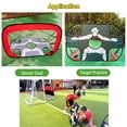 thumbnail image 3 of Soccer Goal for Kids Portable Foldable Dual-Purpose Design Backyard and Outdoor Soccer Training and Shooting Practice, 3 of 7