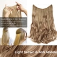 thumbnail image 2 of Extensions de Cheveux en Fil Invisibles de 20” Miracle Secret, Postiches à Ligne de Poisson, Cheveux Lisses Soyeux Synthétiques, 2 of 4