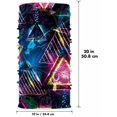thumbnail image 3 of Cagoule Visage Triangles Galaxy Foulard Tour de Cou Rave Bouclier Pare-Soleil Couvre-Chef Masque, 3 of 8