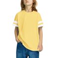 thumbnail image 3 of RXIRUCGD 2025 Vêtements d'Été pour Enfants, T-shirt à Rayures pour Garçons et Filles, Mode Mignon, Col Rond, Manches Courtes, 3 of 7