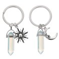 thumbnail image 1 of 2Pcs Couples Porte-Clés Nouveau Soleil et Lune Porte-Clés Design Porte-Clés Décoratif, 1 of 9