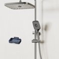 thumbnail image 3 of Self-Adhesive Rotating Soap Holder, Wall-Mounted Bathroom Storage Caddy with Drainage Holes, Durable Design for Kitchen & Shower, 3 of 8
