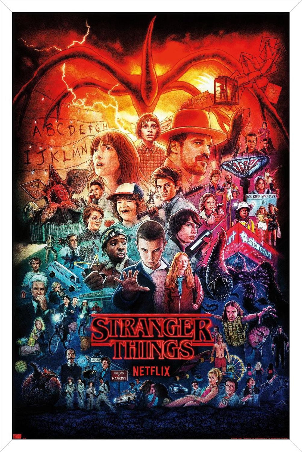 Netflix Stranger Things - Trois saisons une feuille