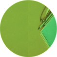 thumbnail image 1 of Ahgly Company Machine Washable Indoor Round Transitional Green Area Rugs, 3' Round, 1 of 7