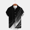 thumbnail image 1 of Styesk T-Shirts pour Hommes Col Rabattu Fluide Léger Manches Courtes Cardigan Boutonné Haut Chemise Manches Courtes Col Rabattu Haut Chemise, 1 of 4