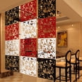 thumbnail image 4 of ZheElen 4piece Lightweight Hanging Divider Screens For Versatile Space Foldable White Butterflies 1Set, 4 of 6
