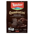 thumbnail image 1 of Loacker Quadratini Wafer Double Chocolate Bite Size Baked Cookies 250GR, 1 of 6