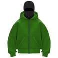 thumbnail image 4 of RXMEKW Winter Zipper Cardigan With Hood for Girls Long Sleeve Casual Jacket With Pockets Polyester, 4 of 5