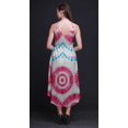 thumbnail image 4 of Bimba Robe Midi de Plage Imprimée Teinture sur Nœuds pour Femmes Bretelles Tenue d'Été-TTG, 4 of 5