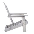 thumbnail image 3 of Patio Wood Adirondack Chair - White Wash, 3 of 5