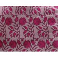 thumbnail image 4 of oneOone Georgette Viscose Fabric Leaves & Floral Block Print Sewing Fabric BTY 42 Inch Wide, 4 of 4