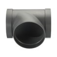 thumbnail image 3 of Unique Bargains 6 Inch 3 Way Duct Splitter T Shape Duct Connector 3 Way Hose Adapter Grey, 3 of 5