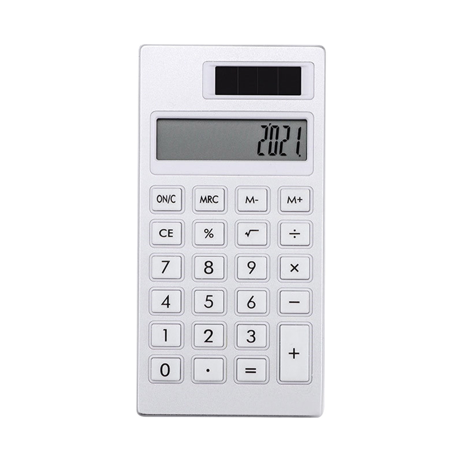 EGNMCR Solar Calculator 12 Digit Student Learning Exam Quiet Portable Mini Computer A calculator